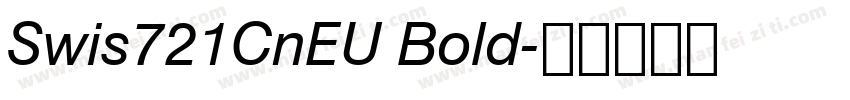 Swis721CnEU Bold字体转换